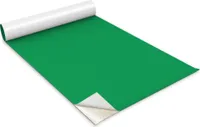 Selbstklebende Möbelfolie - Dekorationsfolie - Tischmöbel - Zuschneidbar - Grüne Farbe - 100 x 50 cm