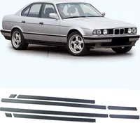 8 teilig Zierleisten Türleisten Seitenleisten Leisten Set LINKS + RECHTS für BMW 5er E34 ab 1988-1996