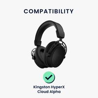 kwmobile Ersatz Kopfhörer Mikrofon kompatibel mit Kingston HyperX Cloud Alpha Headset - Gaming Headphones Mikrofon mit 3,5 mm Klinkenstecker - Schwarz