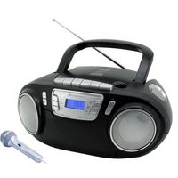 Soundmaster SCD5800SW - Analog - FM,PLL - Spieler - CD,CD-R,CD-RW - 3 W - Schwarz - Silber