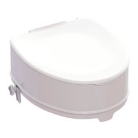 Sanibel 1001 WC Sitz weiß mit Edelstahlscharnier Toilettendeckel Toilettensitz 