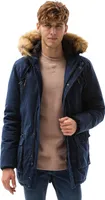 Ombre Clothing Parka für Männer Notker dunkelblau S