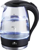 Lentz Electric Kettles Lentz Wasserkocher 1700ml LED Glas, Schwarz