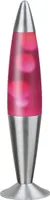 Rabalux Lollipop lávová lampa 1x E14 čirá, růžová, stříbrná,E14,A+,4108