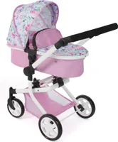 Bayer Chic 2000 Kombi Puppenwagen Mika, Flowers - ab 3 Jahren, 73 x 41 x 82 cm