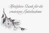 Trauer – Beileid - Danksagung - 5 Karten – 5 Umschläge – im