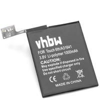 vhbw 1x Akku kompatibel mit Apple iPod Touch 6, A1574 MP3-Player Musik Player (1000 mAh, 3,85 V, Li-Polymer)
