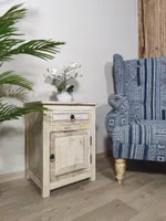 Nachtkommode 61 cm aus Mango-Holz