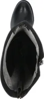 Caprice Damen Stiefel Langschaft Absatzstiefel Blockabsatz 9-25550-43, Größe:37 EU, Farbe:Schwarz