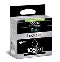 Lexmark 14N0822E 105XL Tintenpatrone schwarz High-Capacity return program, 510 Seiten ISO IEC 24711 für Lexmark Prestige Pro