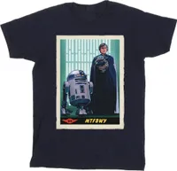 Star Wars - "The Mandalorian MTFBWY" T-Shirt für Jungen BI37305 (128) (Marineblau)