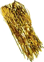 Bristol Novelty Tinsel Door Curtain BN1558 (jedna velikost) (zlatá)