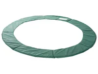 Kryt okraje trampolíny B3-0053, ochranná síť proti počasí, průměr 244 cm, zelená