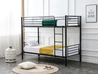 Łóżko piętrowe BUNKY 90x200 czarne