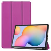 Case2go - Hülle kompatibel mit Samsung Galaxy Tab S6 Lite (2020/2022) -  - Kunstleder Tablet Case Schutzhülle - Lila