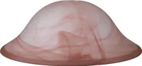 Alabasterglas Leuchtenglas braun gewischt Ø 405mm Lampenglas Ersatzglas