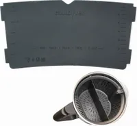 mixcover Garkorbteiler für Thermomix TM7 TM6 TM5 TM31, Mixtopf-Schaber