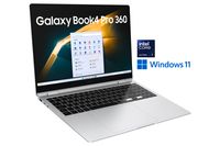 SAMSUNG Galaxy Book4 Pro 360 40,62cm 16Zoll Intel Core Ultra 7 155H 16GB LPDDR5x 512GB SSD Intel Arc W11P Platinum Silver