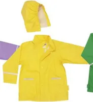 Playshoes Wind- und wasserdicht Regenmantel Regenbekleidung Unisex Kinder,Gelb,74