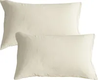 Double Gauze Kissenbezug 40x80 cm aus 100% Baumwolle - Traumhaft weiche 2er