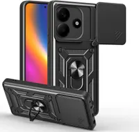 Armor Hülle für Xiaomi Redmi Note 14 5G Kameraschutz Handy Panzer Case Cover Schutzhülle Outdoor Farbe: Schwarz