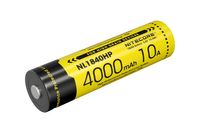 Nitecore 18650 Li-Ion Akku, NL1840HP, 4000mAh, mit Schutzschaltung