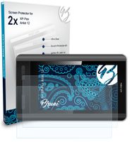Bruni Basics-Clear 2x Schutzfolie kompatibel mit XP-PEN Artist 12 Folie