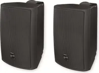 Dynavox PB402 HiFi Lautsprecherbox mit Wandhalterung, Paar, schwarz