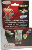 Crea-Light Schwimmlichter inkl. 5 Schwimmern und Farben blau, grün, gelb, rot
