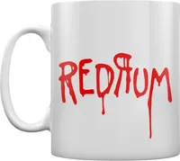 Grindstore - Hrnček na kávu "Redrum" GR4782 (jedna veľkosť) (biela/červená)