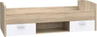 Postel pro mladé WARNA 90 x 200 cm Dub Sonoma / bílá