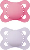 MAM Schnuller 2er Pack Original - Silikon 0-6 M - Pink OneSize