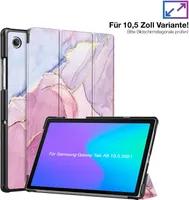 Schutzhülle für Samsung Galaxy Tab A8 10.5 2021 Cover Case Schutz Tablet Farbe: Glitzernder Marmor