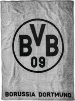 BVB Fleecedecke grau 150x200cm