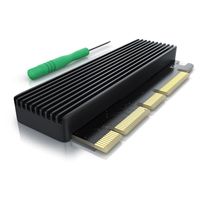 CSL PCIe Erweiterungskarte für M.2 Key-M SSDs, Low Profile Format, Adapterkarte, bis zu 3938 Mbyte s, NVMe Standard statt AHCI, PCIexpress statt SATA, PCIe x4 oder x16