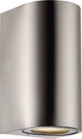 Canto Maxi 2 Wandleuchte Outdoor Edelstahl