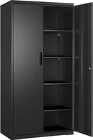 SONGMICS Aktenschrank Mehrzweckschrank, Aufbewahrungsschrank, für Garage