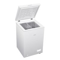 homeX FT1020-W Gefriertruhe | 98 L Nutzinhalt | Super-Frost-Funktion | 4-Sterne-Gefrierraum | inkl. Ablagekorb