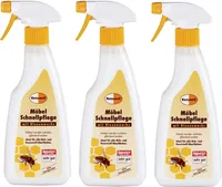 Renuwell Möbel-Schnellpflege Bienenwachs Möbelpflege Spar-Set 3 x 500 ml