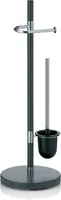 Kela Toilettengarnitur Sinerio Metall anthrazit 76,5cm 25cmØ, 22231