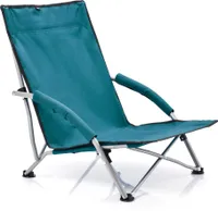 METEOR Strandstuhl COAST blau Liegestuhl Klappbar Sonnenstuhl Campingstuhl