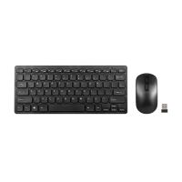 KM901 kabelloses Tastatur- und Mausset, 78-Tasten-Minitastatur + Maus, schwarz