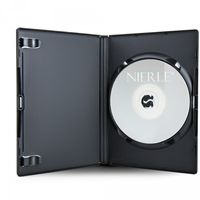Amaray DVD Hüllen, 15 mm, Maschinen-pack-Qualität, Schwarz, 100 Stück