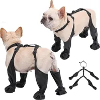 Dog Suspender Boots,Outdoor Straps Over Back Snow Boot,Waterproof Walkie Shoe, Anti Rutsch und Dirty Proof Paw Protector für kleine bis mittlere Hunde
