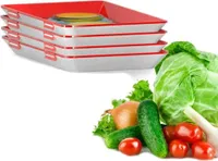 Konservierungsschale Für Lebensmittel Waste Food Preservation Tray Vakuum Frische Aufbewahrung Tablett Mit Elastischen Film Schnalle Dichtung Vorratsbehälter Set Küchenhelfer