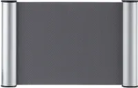 FRANKEN Klip na štítek na dveře (š)148 x (h)20 x (v)148 mm stříbrný