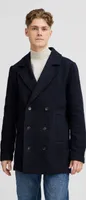 Casual Friday CFVILMER Herren Wintermantel Wollmantel Winterjacke Zierknöpfe Reverskragen Knöpfen regular fit