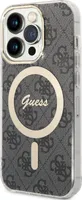 Guess Iml 4G Magsafe Hülle Für Iphone 15 Pro - Schwarz