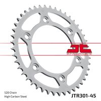 Kettenrad JT Sprockets 520 45Z Innendurchmesser 125mm Lochkreis 153mm für Honda XR R L CRF Rally 250 - 650 ccm Bj. 1990 - 2021