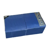 Papstar Zelltuchservietten dunkelblau 33x33 cm 250 Stück